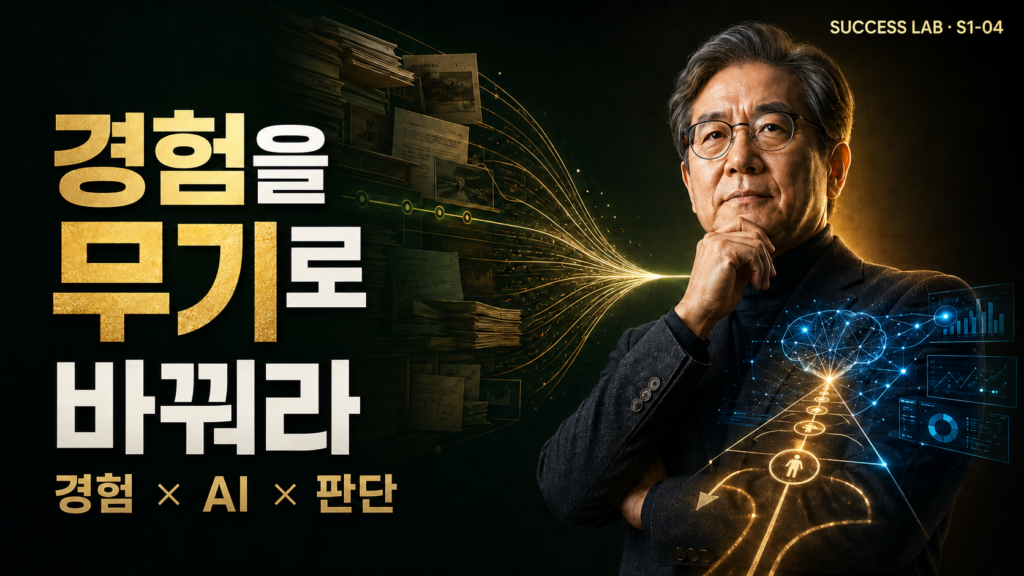 ai시대 ai를 이용해서 경험을 무기로 바꿔라